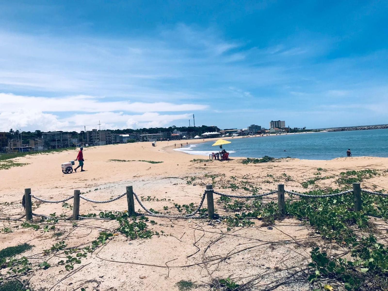 Casa Na Praia Do Centro 마라타이제스 외부 사진